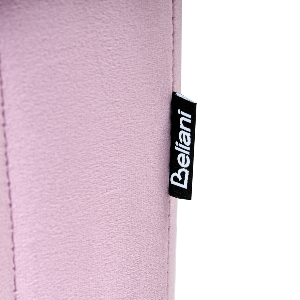 Pouf in velluto con rivestimento esagonale Violetto stile moderno Glamour