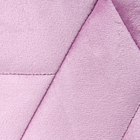 Pouf in velluto con rivestimento esagonale Violetto stile moderno Glamour