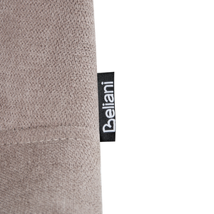 Set di 4 sedie con gambe in ferro senza braccioli design moderno e minimalista sedute per sala da pranzo beige