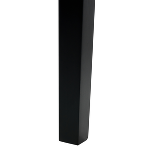 Set di 2 Sedie da Pranzo in Tessuto Marrone Gambe in Legno Moderne