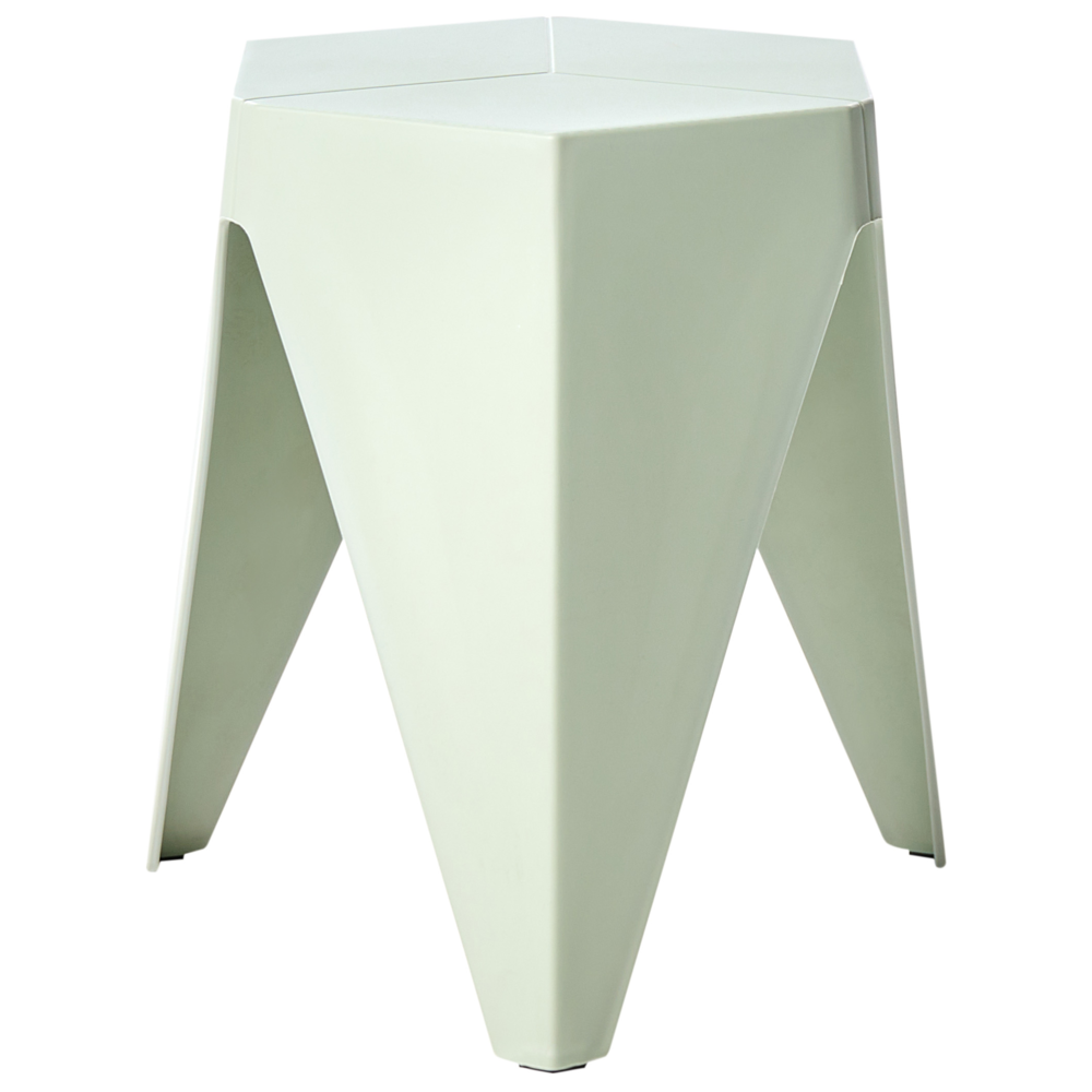 Set di 4 sgabelli da giardino extra impilabili in materiale sintetico multicolore stile elegante