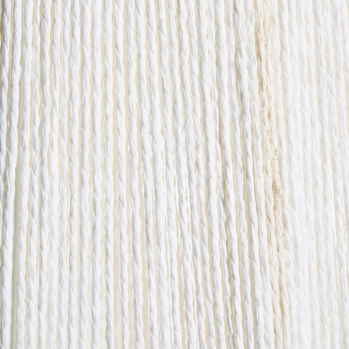 Lampada a sospensione con base in ferro e paralume in corda di carta stile boho luce ambientale beige