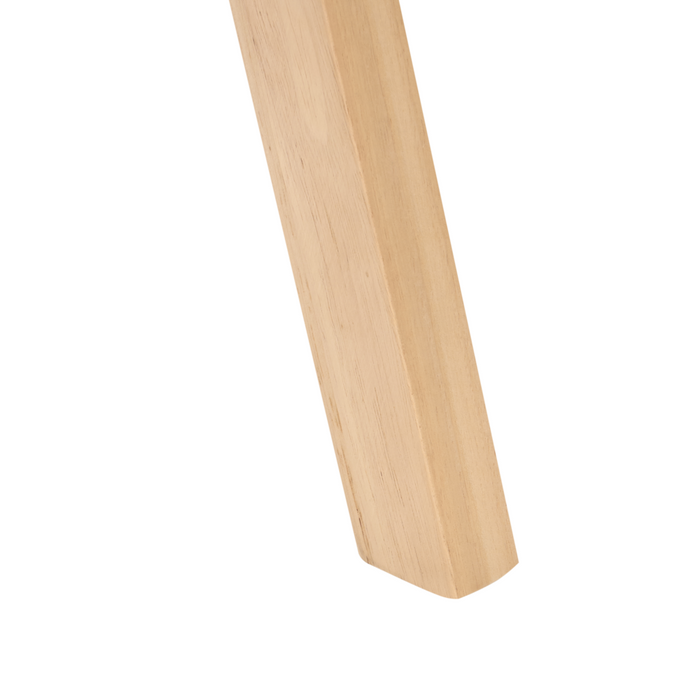 Poltrona da Soggiorno Senza Braccioli bouclè beige capitonnè Verticale Gambe In Legno