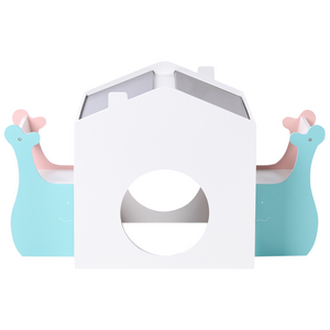 Set da tavolo per bambini a 2 posti con sedie Tavolo multicolore in MDF con lavagna da tavolo Camera dei bambini