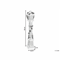 Decorazione natalizia Abete bianco Legno Lanterna luminosa LED Statuetta Artigianale Tradizionale