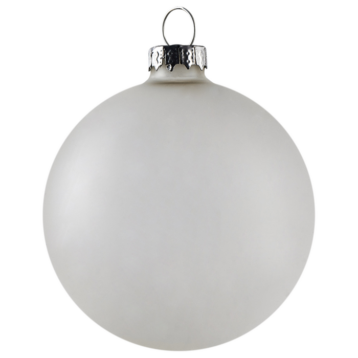 Set di 35 palline di Natale in vetro grigio da appendere all'albero di Natale in stile in stile tradizionale glamour