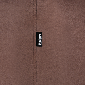 Divano a 3 posti in velluto marrone stile moderno contemporaneo curvo soggiorno