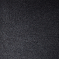 Set di 2 sedie da pranzo in poliestere nero Rivestimenti in metallo nero Gambe senza braccioli Schienale curvo Design moderno e contemporaneo