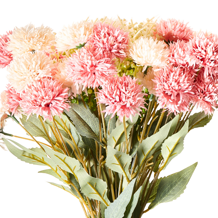 Bouquet di fiori artificiali rosa Decorazione finta 60 cm Decorazione da tavolo fatta a mano Soggiorno Sala da pranzo