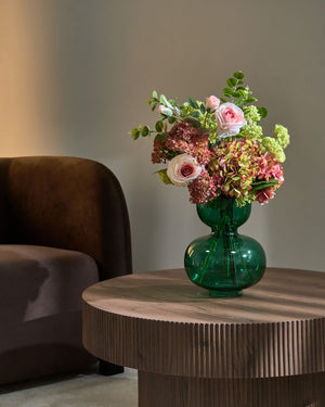 Bouquet di fiori artificiali Composizione decorativa artificiale rosa 60 cm Fatto a mano Decorazione da tavolo Soggiorno Sala da pranzo