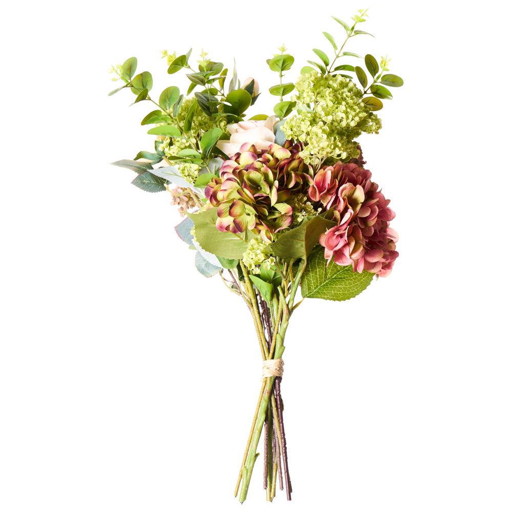 Bouquet di fiori artificiali Composizione decorativa artificiale rosa 60 cm Fatto a mano Decorazione da tavolo Soggiorno Sala da pranzo