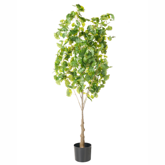 Pianta artificiale in vaso Albero decorativo finto 150 cm verde pianta finta