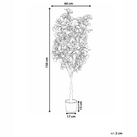 Pianta artificiale in vaso Albero decorativo finto 150 cm verde pianta finta