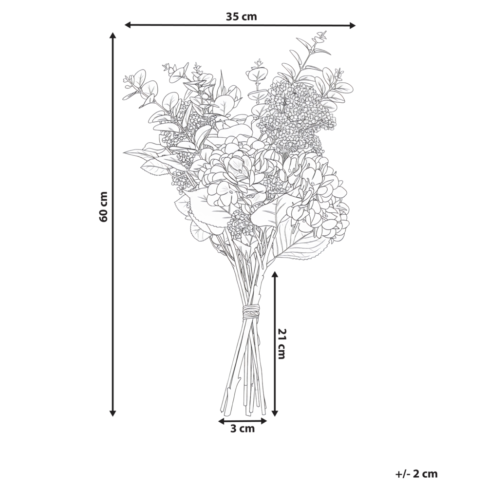 Bouquet di fiori artificiali Composizione decorativa artificiale rosa 60 cm Fatto a mano Decorazione da tavolo Soggiorno Sala da pranzo