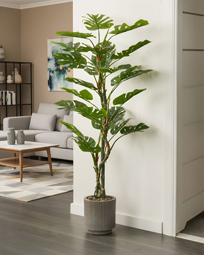 Pianta artificiale in vaso Materiale sintetico verde 165 cm Decorativo Finta Imitazione