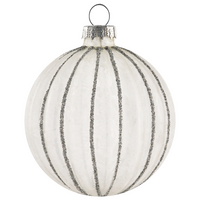 Set di 35 palline di Natale in vetro da appendere all'albero di Natale in stile tradizionale glamour blu