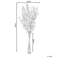 Bouquet di fiori artificiali Fiori di ciliegio rosa Composizione decorativa artificiale 95 cm Decorazione da tavolo fatta a mano Soggiorno Sala da pranzo