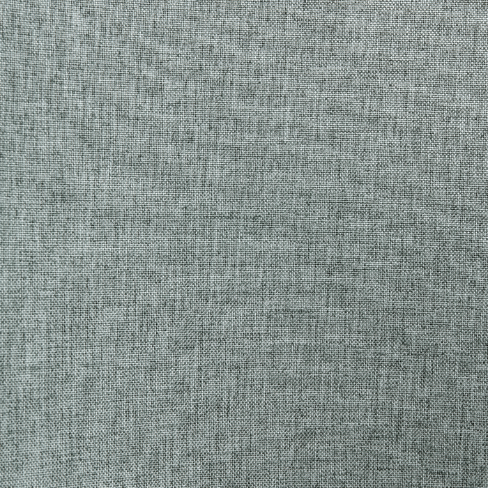 Set di 2 sedie da pranzo con seduta in poliestere verde menta e gambe in metallo senza braccioli per sala da pranzo e cucina