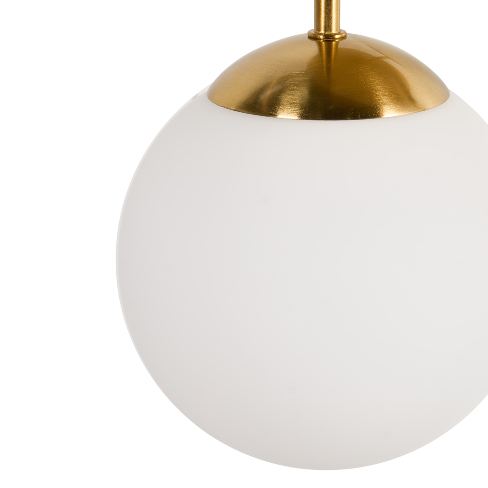 Lampadario a 3 luci con paralume moderno ottone Riana