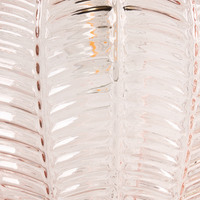 Lampadario a sospensione a 3 luci con paralume in vetro e base in metallo stile retrò multicolore