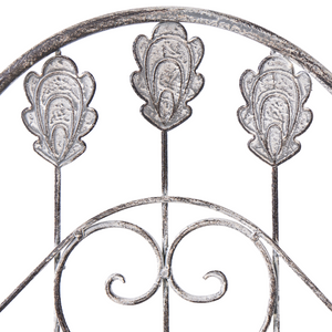 Scaffale per piante in metallo grigio 4 ripiani da giardino autoportante per esterni da esterno per interni da bagno