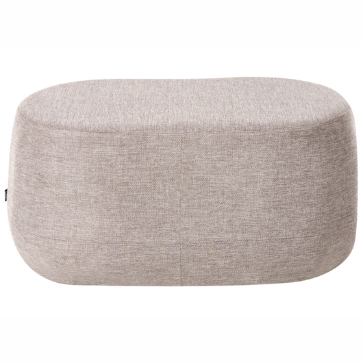 Panca imbottita in tessuto color tortora Pouf da letto Pouf da salotto Pouf da camera da letto