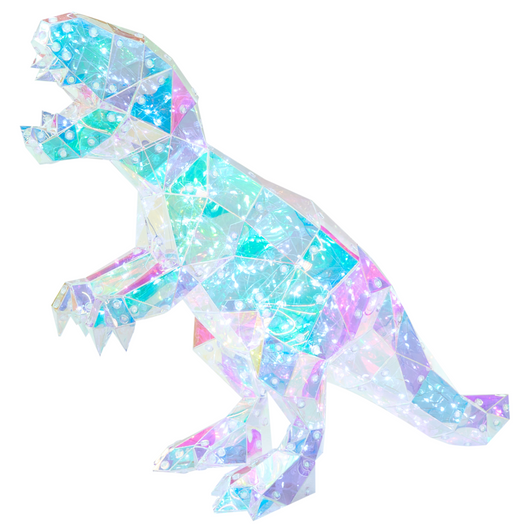 Decorazione LED multicolore PET T-Rex Dinosauro Accessorio stagionale Decorazione per la casa con luci