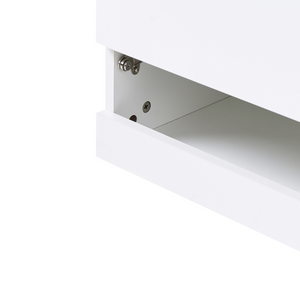 Mobile TV moderno con ante e sistema di gestione dei cavi MDF con LED bianco stile moderno