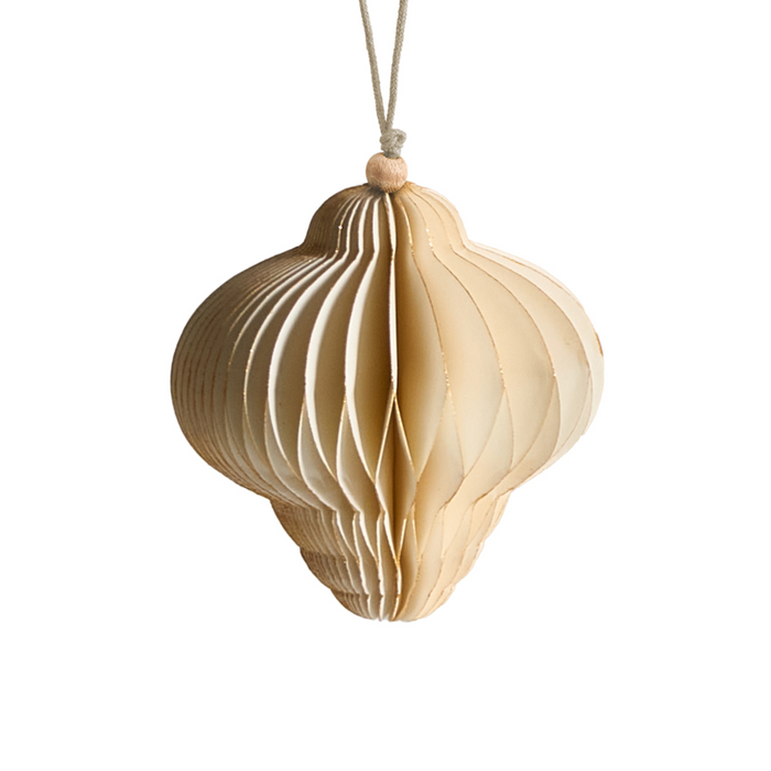 Set di 20 palline di Natale multicolori in carta a nido d'ape, decorazioni 3D da appendere per Natale