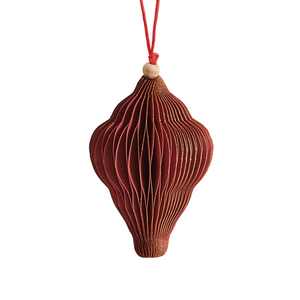 Set di 20 palline di Natale multicolori in carta a nido d'ape, decorazioni 3D da appendere per Natale