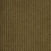 Set di 2 sedie da pranzo in velluto a coste verde stile retrò