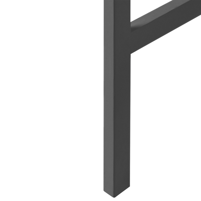 Unità di scaffale per il bagno nero Bambù Stoccaggio per il bagno Stile minimalista