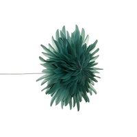 Set di 3 stelle sospese multicolori in carta 3D con luci LED