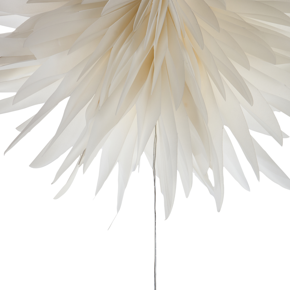 Set di 3 stelle sospese multicolori in carta 3D con luci LED