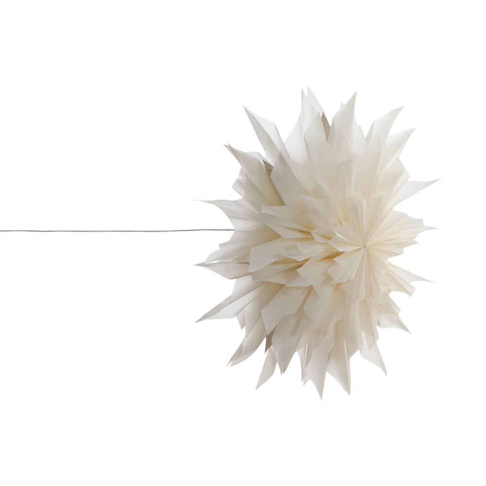 Set di 3 stelle LED da appendere 3D in carta multicolori con luci LED decorazione natalizia
