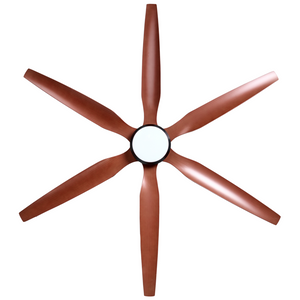 Ventilatore da soffitto con luce in materiale sintetico marrone chiaro Telecomando Moderno soggiorno scandinavo