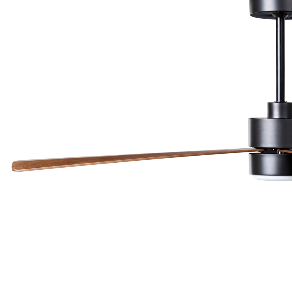 Ventilatore da soffitto con telecomando in materiale sintetico marrone Moderno soggiorno scandinavo