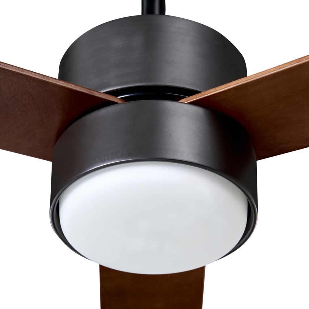 Ventilatore da soffitto con telecomando in materiale sintetico marrone Moderno soggiorno scandinavo