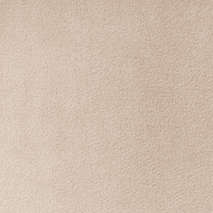 Pouf Beige Velluto Pouf Poggiapiedi Rotondo Glam