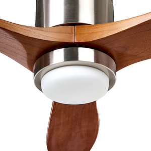 Ventilatore da soffitto con telecomando in materiale sintetico marrone Moderno soggiorno scandinavo