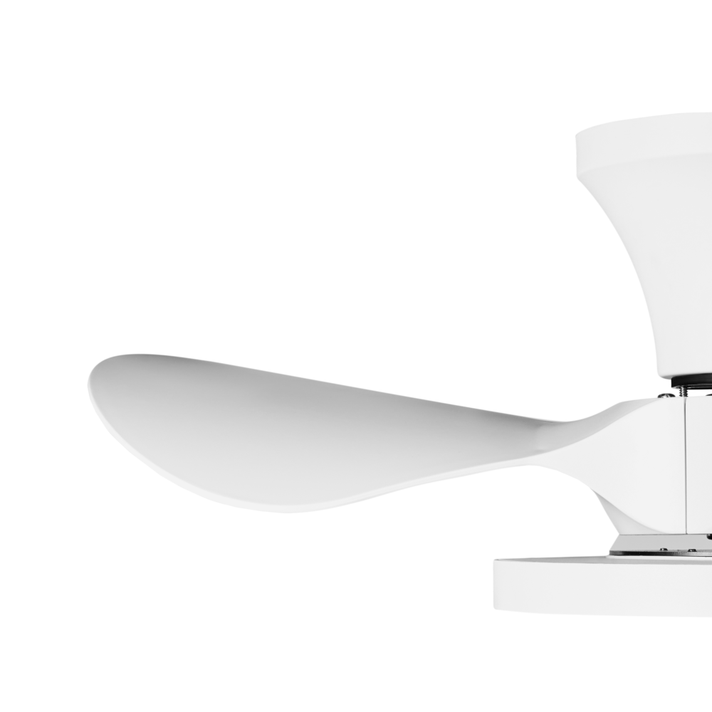 Ventilatore da soffitto con luce Materiale sintetico bianco Telecomando Moderno Soggiorno scandinavo