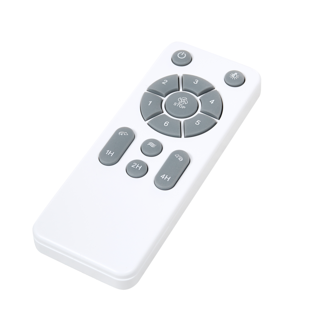 Ventilatore da soffitto con luce Materiale sintetico bianco Telecomando Moderno Soggiorno scandinavo