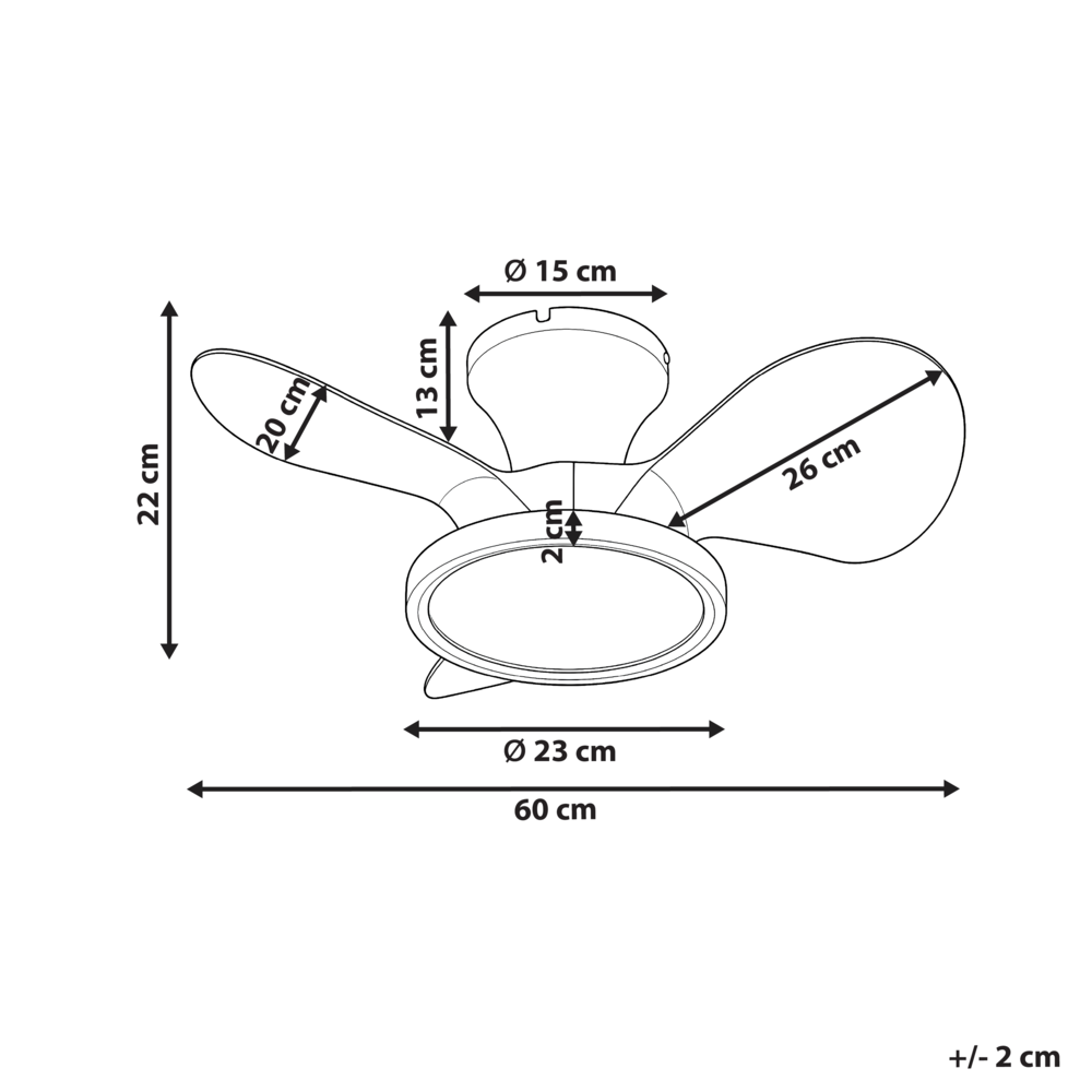 Ventilatore da soffitto con luce Materiale sintetico bianco Telecomando Moderno Soggiorno scandinavo