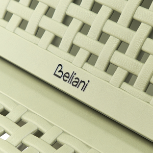 Sdraio da giardino verde chiaro Materiale sintetico Reclinabile Moderno Schienale regolabile Resistente alla ruggine Senza braccioli