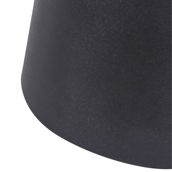 Tavolino Accent Materiale sintetico nero ø 31 cm Per interni ed esterni Resistente alla ruggine e all'acqua