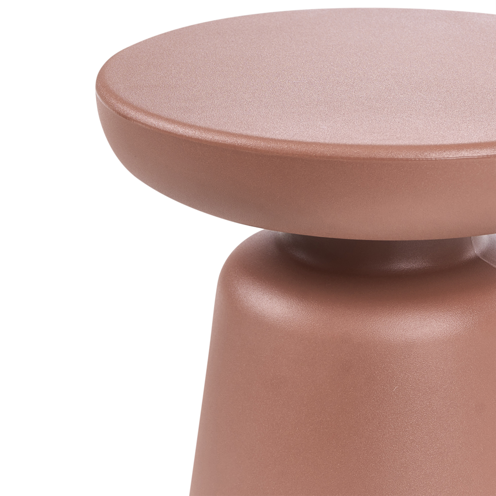 Tavolino Accent Materiale sintetico oro ø 31 cm Per interni ed esterni Resistente alla ruggine e all'acqua