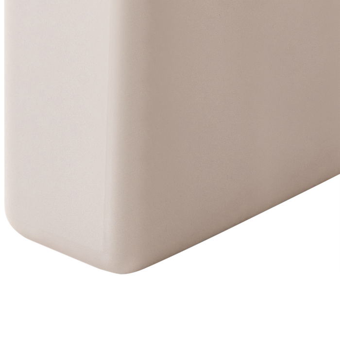 Set di 2 tavolini ausiliari in materiale sintetico grigio chiaro Sgabelli multifunzionali per soggiorno e patio Resistenti alla ruggine e all'acqua Moderni