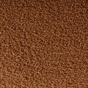 Pouf marrone dorato bouclé a forma di trifoglio Accessorio Soggiorno Camera da letto Accogliente