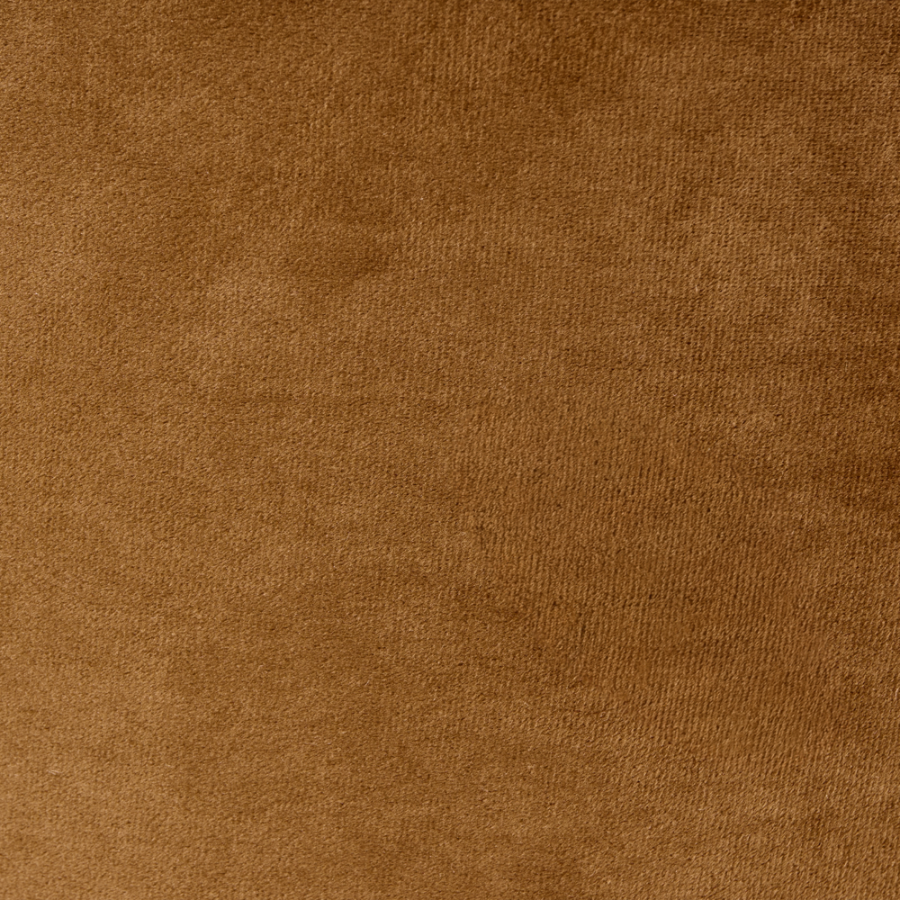 Pouf rotondo in velluto marrone dorato Pouf rotondo Glam Soggiorno Camera da letto