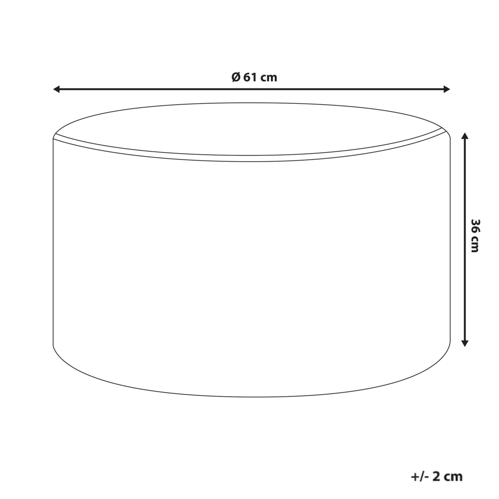 Pouf rotondo in velluto marrone dorato Pouf rotondo Glam Soggiorno Camera da letto